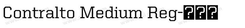 Contralto Medium Reg字体转换